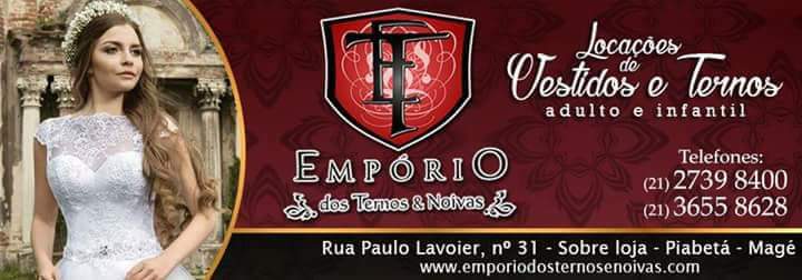 ALUGUEL DE VESTIDO DE NOIVAS E TERNOS EM PIABETÁ MAGÉ - RJ