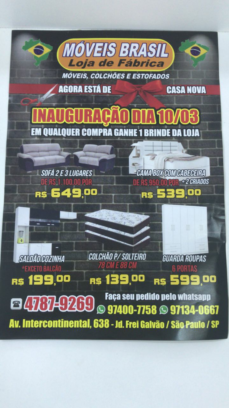 BRASIL MOVEIS DE FABRICA