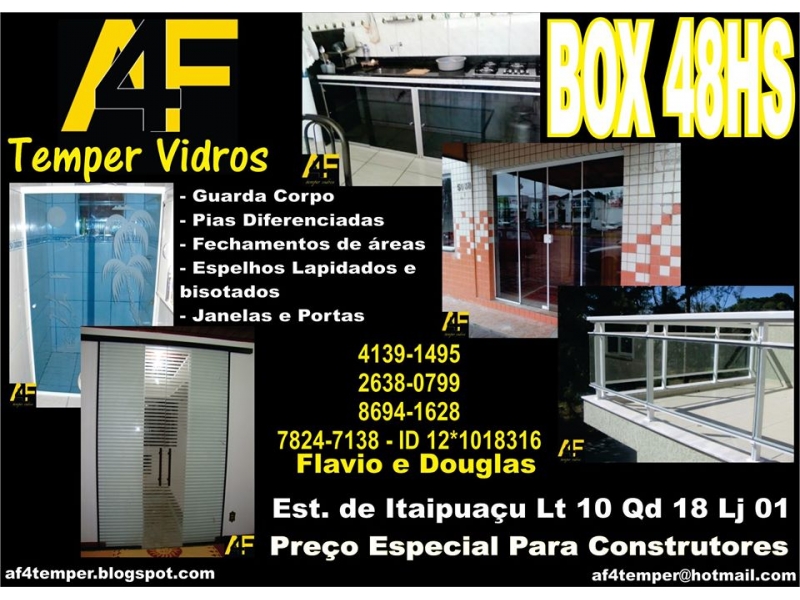 VIDRAÇARIA EM MARICÁ - WhatsApp Online - RJ