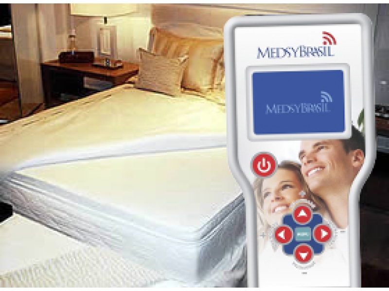  Colchões Ziff, Alta tecnologia para o equilíbrio do  organismo, com massagem vibracional, pontos de turmalina e campo Magnético