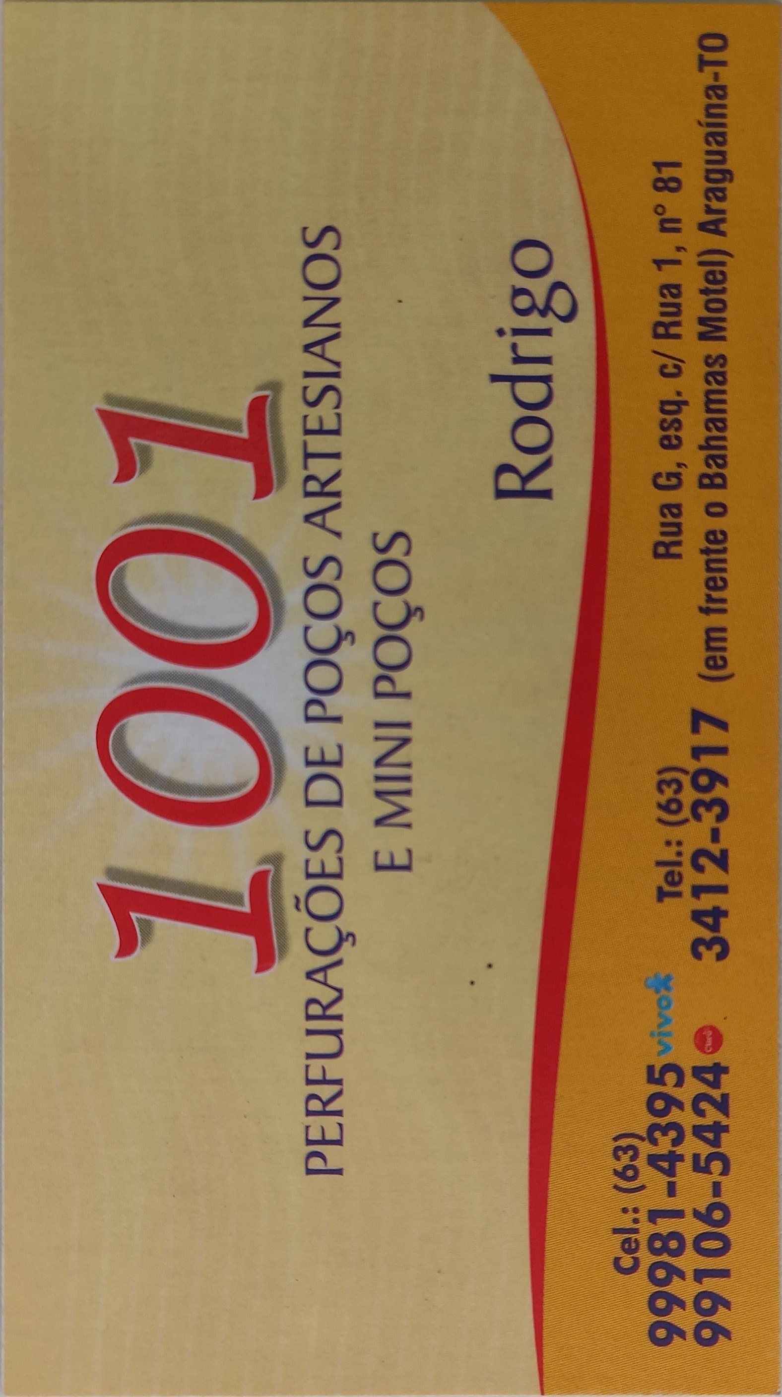 1001 PERFURAÇÕES DE POÇOS ARTESIANOS