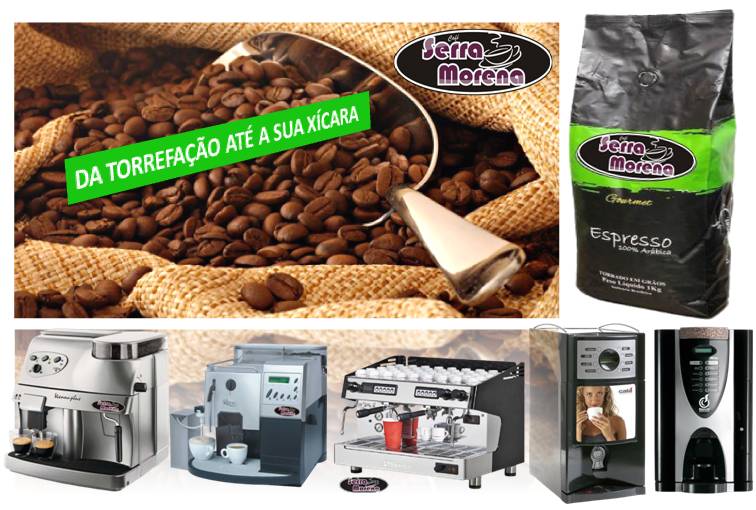 Locação Máquinas Café Expresso Santos - Café Serra Morena