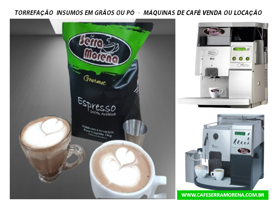 Locação Máquinas Café Expresso Santos - Café Serra Morena