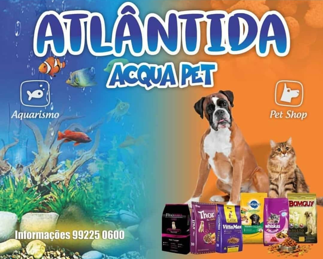 Aquários e peixes em araguaína. ATLÂNTIDA ACQUA PET