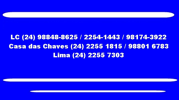 CHAVEIRO 24 HORAS EM COMENDADOR LEVY GASPARIAN - RJ