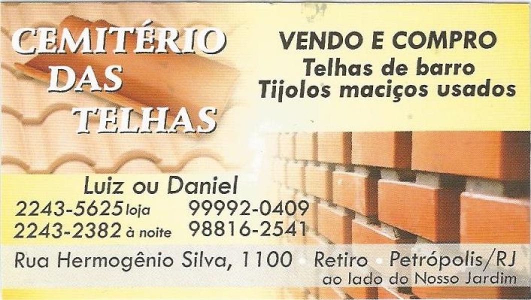 CEMITÉRIO DAS TELHAS