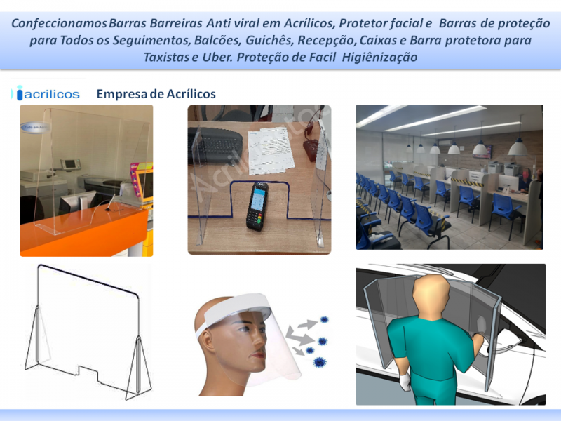 Protetores Acrílicos em Santos Sob Medida Para Todos Estabelecimentos