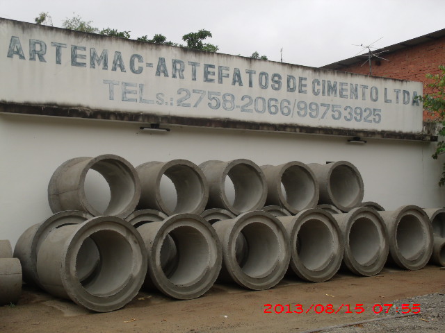 MANILHA DE CONCRETO EM SAO FIDELIS - ARTEMAC