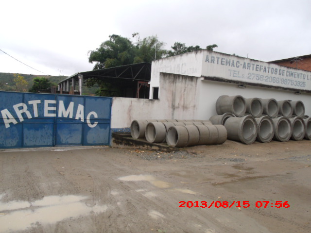MANILHA DE CONCRETO EM SAO FIDELIS - ARTEMAC