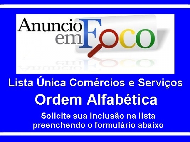 LISTA ÚNICA DE COMÉRCIOS E SERVIÇOS EM VISCONDE DE MAUÁ - RJ