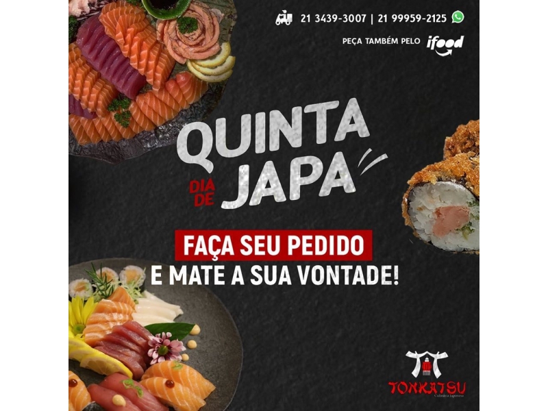 COMIDA JAPONESA EM CAMPO GRANDE - RJ 