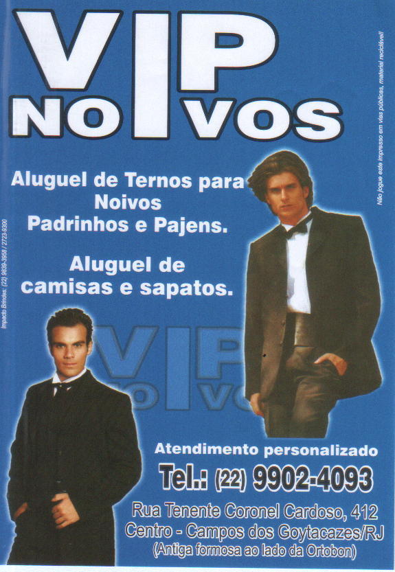 VIP NOIVOS EM CAMPOS DOS GOYTACAZES
