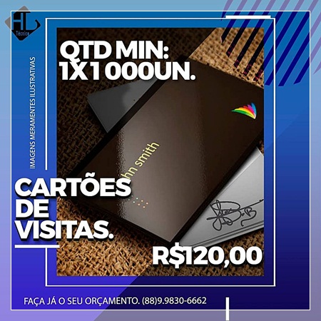 CARTÃO DE VISITAS NO PARAMBU - CE