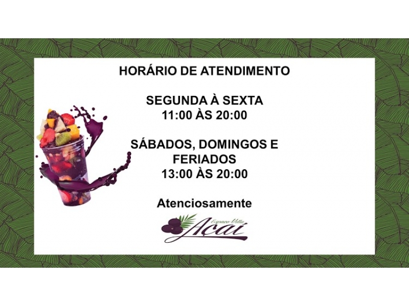 VENDA DE AÇAÍ NA VILA SONIA EM SÃO PAULO 