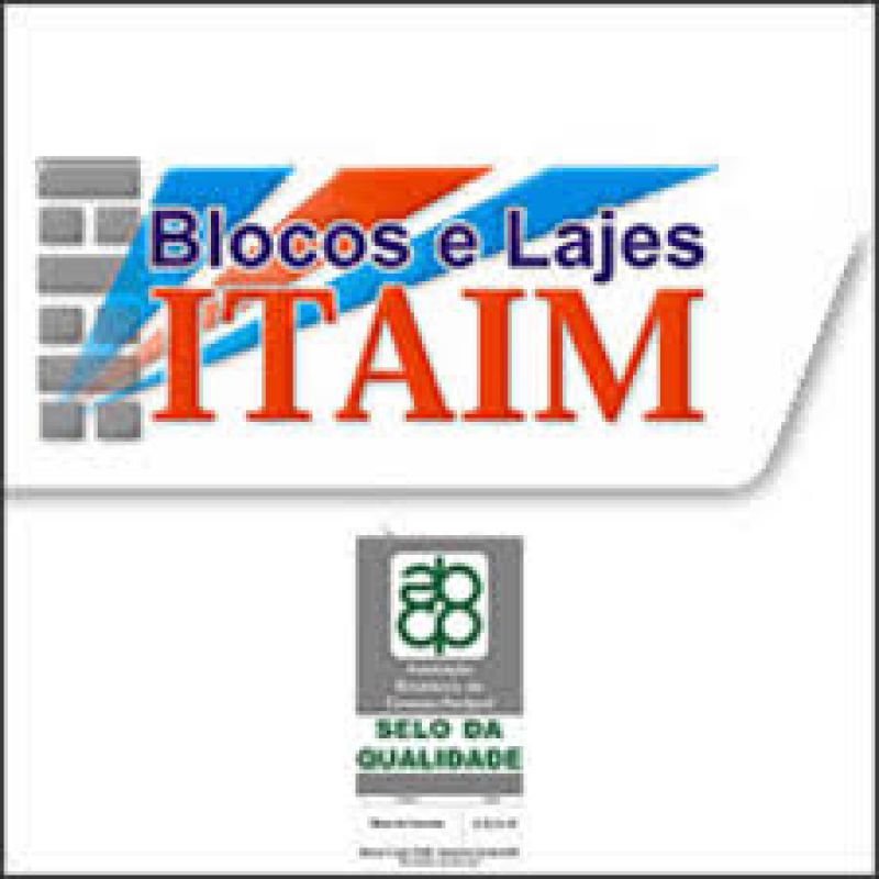 BLOCOS E LAJES DE CONCRETO ITAIM