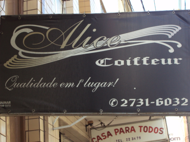 SALÃO DE BELEZA ALICE COIFFEUR