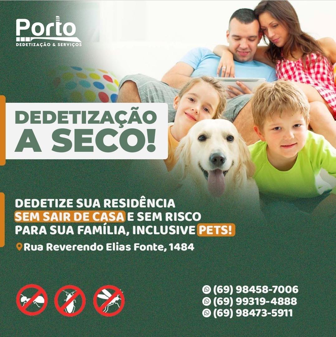 Dedetização em Porto Velho - PORTO Dedetização e Serviços 