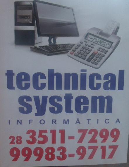 TECHNICAL SYSTEM INFORMATICA EM CACHOEIRO DO ITAPEMIRIM ES - TECHNICAL SYSTEM INFORMÁTICA