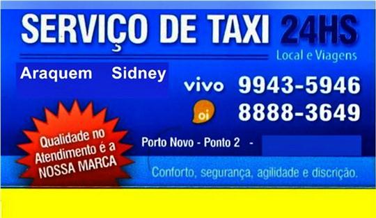 TÁXI EM ALEM PARAIBA