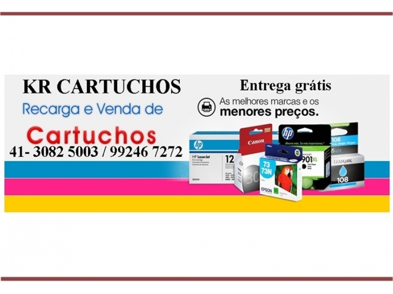 Cartuchos e Impressoras em Curitiba-recargas-tonners KR CARTUCHOS