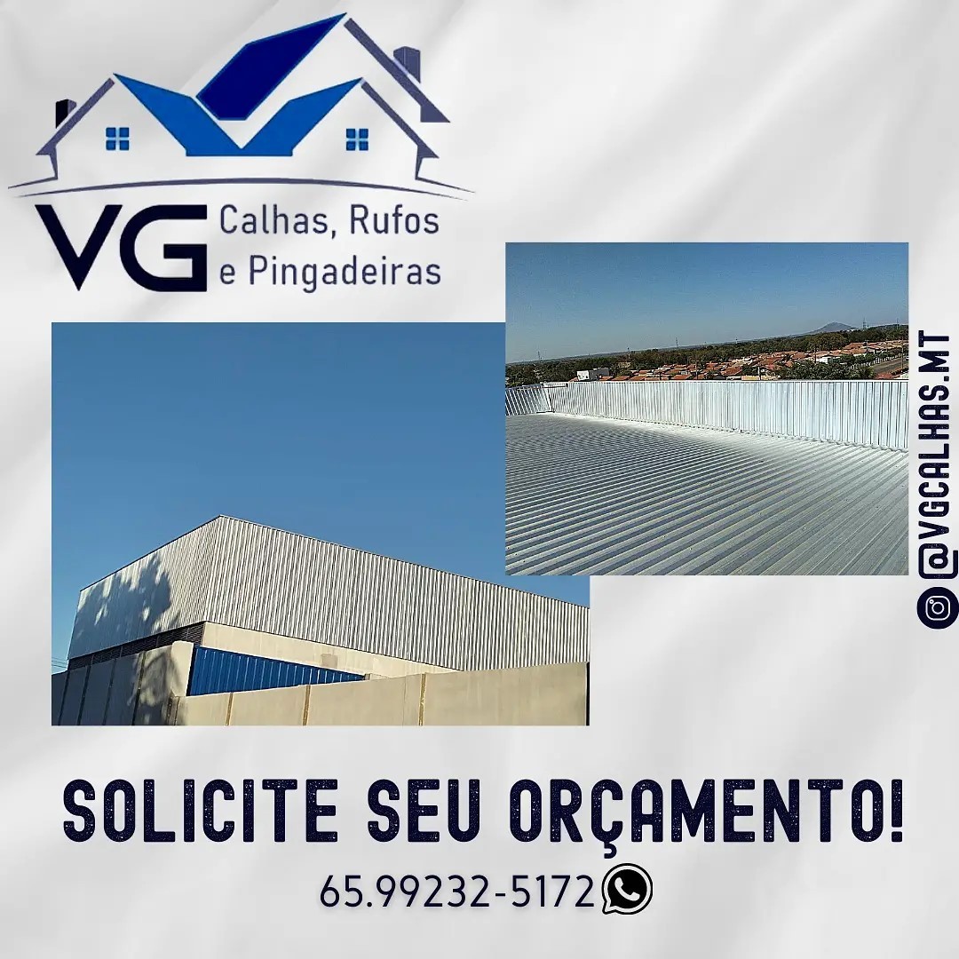 CALHAS E RUFOS EM VÁRZEA GRANDE - MT