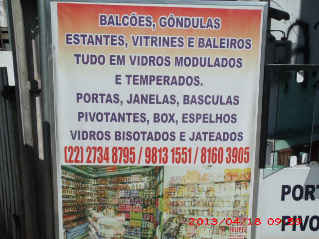 BALCOES DE VIDRO EM CAMPOS DOS GOYTACAZES - VIDROTEX