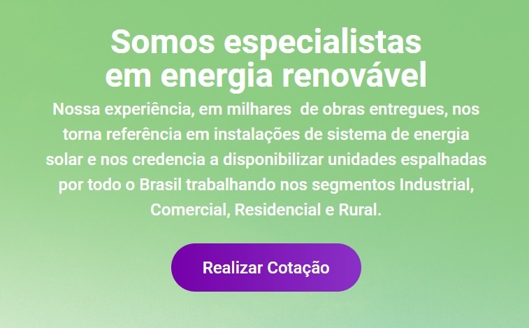 ENERGIA SOLAR FOTOVOLTAICA EM VOLTA REDNODA RJ