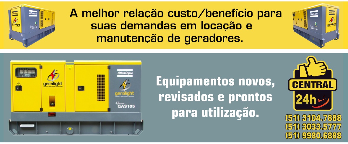 LOCAÇÃO DE GERADORES EM PORTO ALEGRE - RS