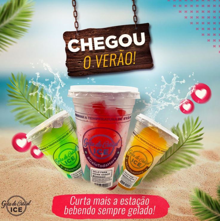GELO PARA DRINK SABORIZADO EM ITU - SP