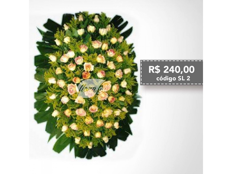 VENDA E ENTREGA DE COROA DE FLORES EM CRUZEIRO NOVO - FLORAGIL - DF 