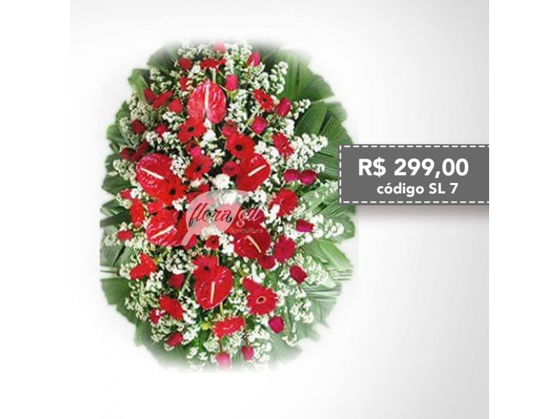 VENDA E ENTREGA DE COROA DE FLORES EM CRUZEIRO NOVO - FLORAGIL - DF 