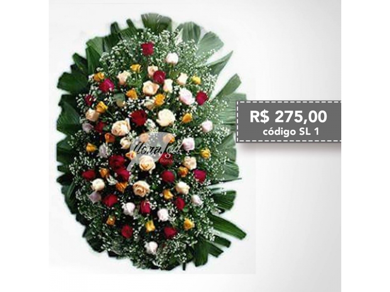 VENDA E ENTREGA DE COROA DE FLORES EM CRUZEIRO NOVO - FLORAGIL - DF 