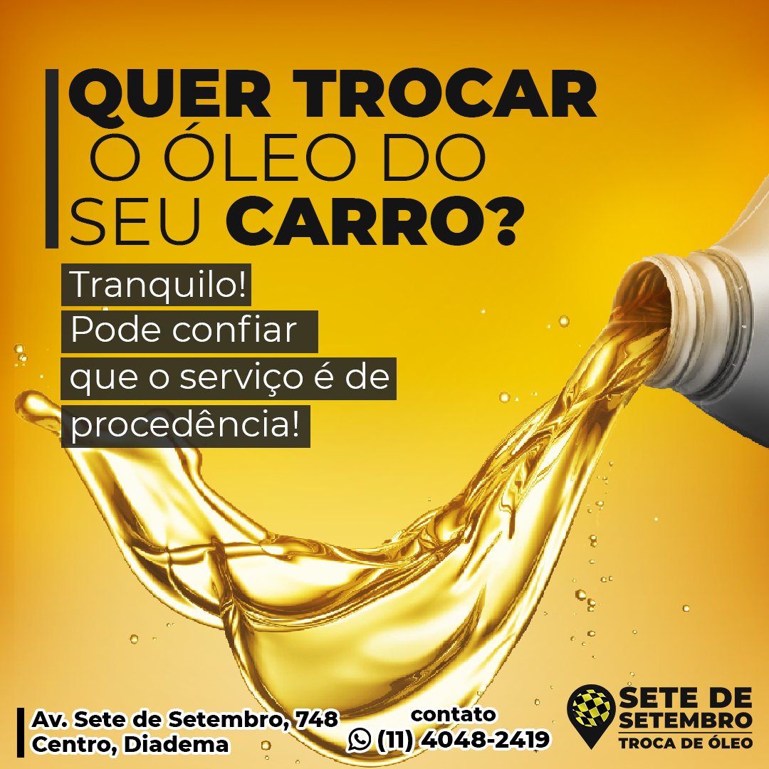 TROCA DE ÓLEO EM DIADEMA - SP