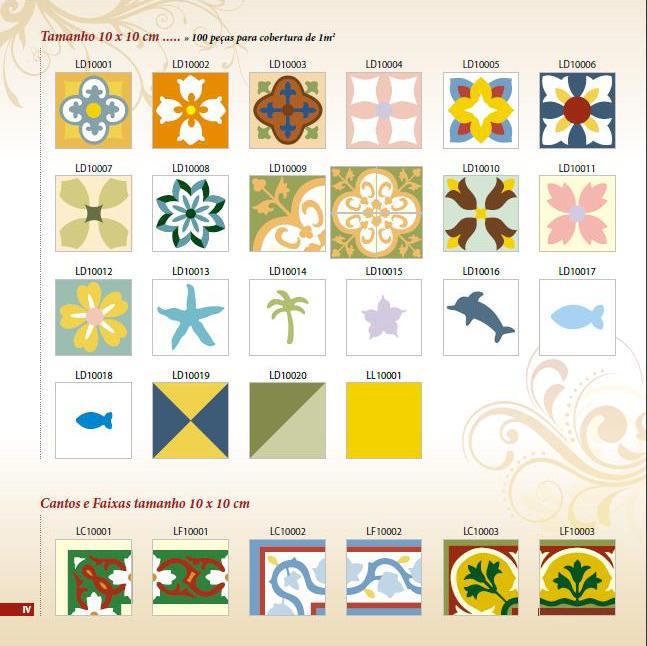 LADRILHOS HIDRAULICOS E AZULEIJOS DECORADOS EM PETROPOLIS