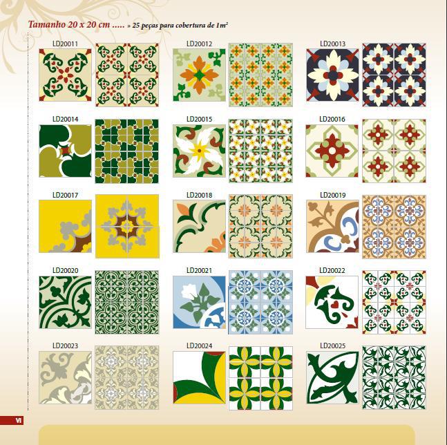 LADRILHOS HIDRAULICOS E AZULEIJOS DECORADOS EM PETROPOLIS