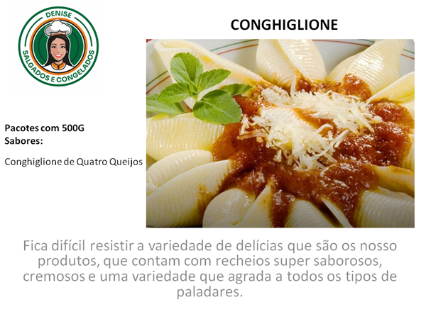 Massas na Ponta da Praia - Distribuidor de Massas e Salgados Congelados