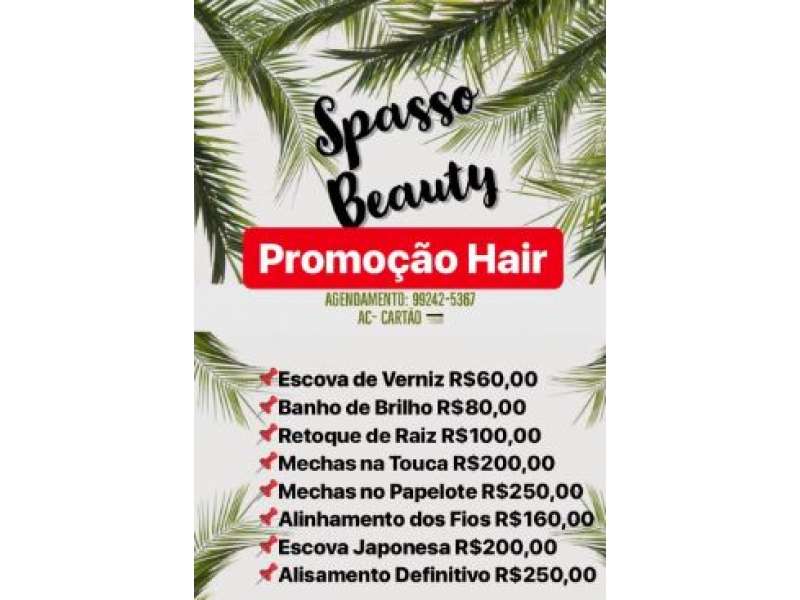 Estética Facial e corporal no Adrianópolis. SPASSO BEAUTY CENTER