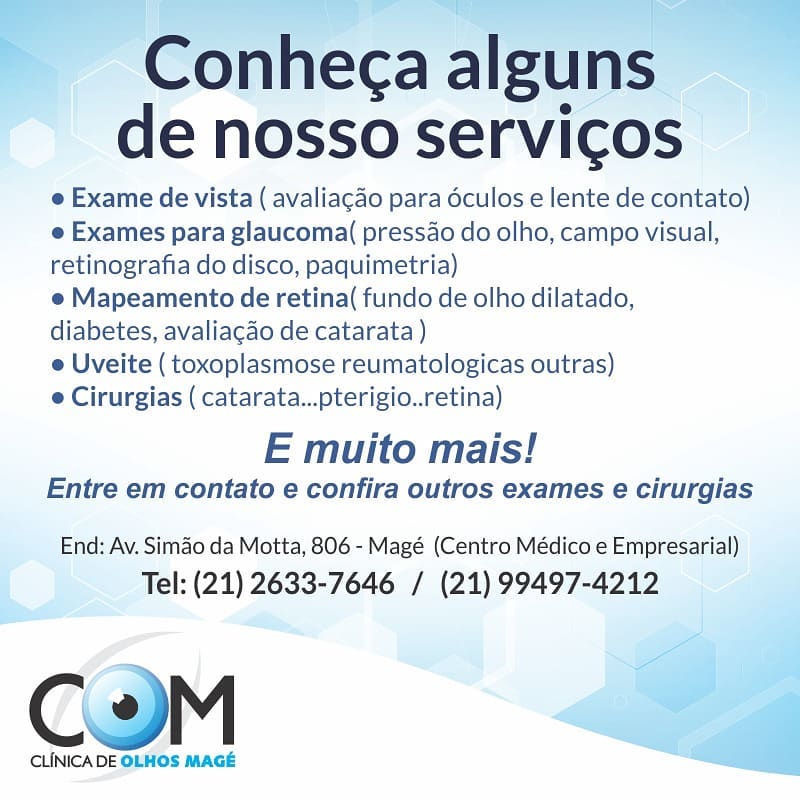 CLÍNICA DE OLHOS EM ITABORAÍ - WhatsApp Online - RJ