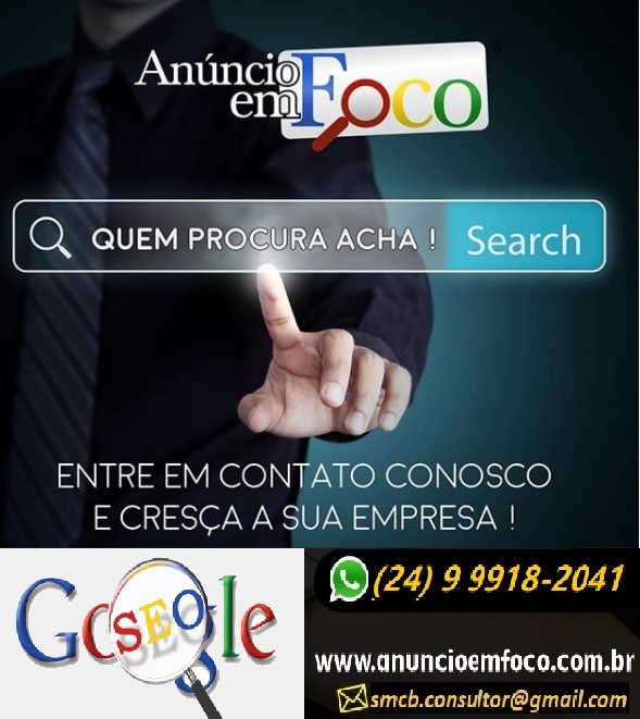 Especialista em Google em Barra Mansa RJ - Anuncio em Foco