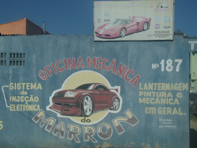 MECANICA LANTERNAGEM PINTURA NA OFICINA DO MARRON EM CAMPOS DOS GOYTACAZES - OFICINA DO MARRON