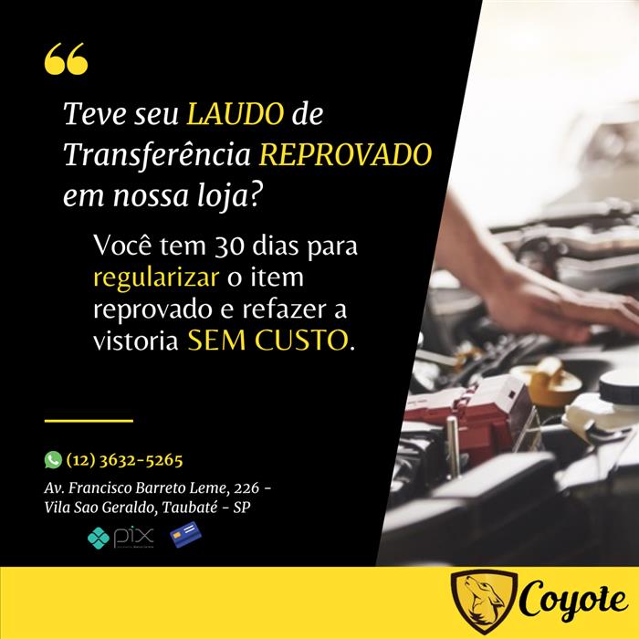 VISTORIA VEÍCULAR NO QUIRIRIM - SP