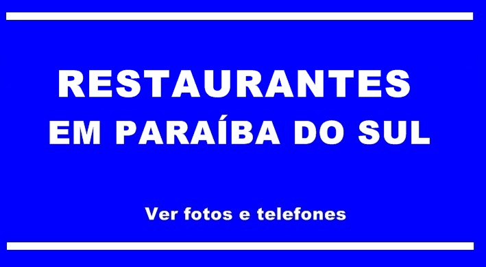 Restaurante em Paraiba do Sul