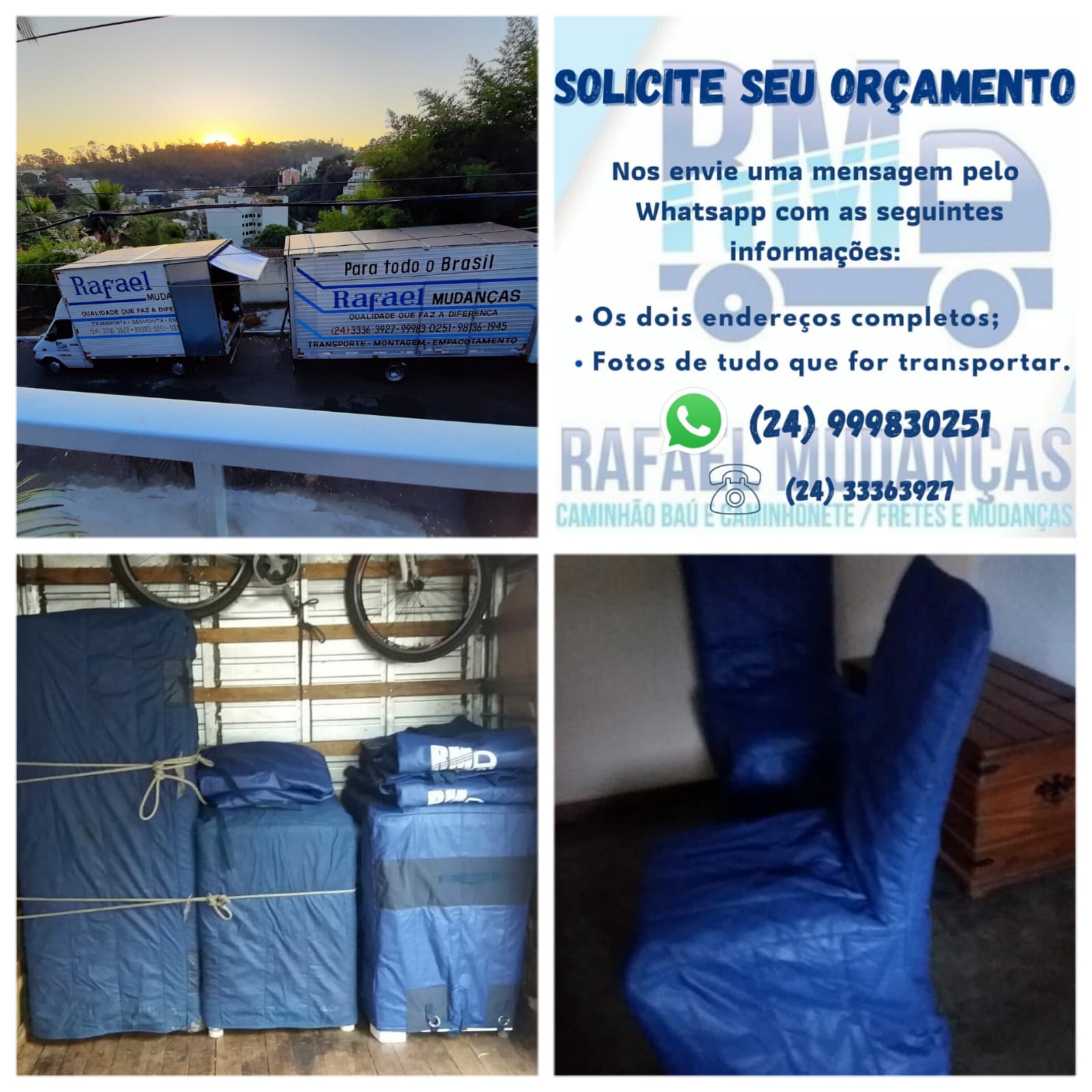 CAMINHÃO DE MUDANÇA NA VILA SANTA CECÍLIA RJ