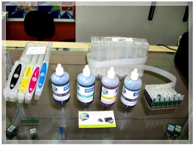 BULK INK IMPRESSORA PRO RECARGAS CARTUCHOS EM PORTO ALEGRE - ZTEC INFORMATICA - RS