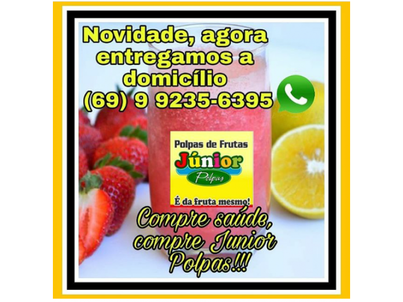 Distribuidor de Polpas de Frutas em Porto Velho - JÚNIOR POLPAS 