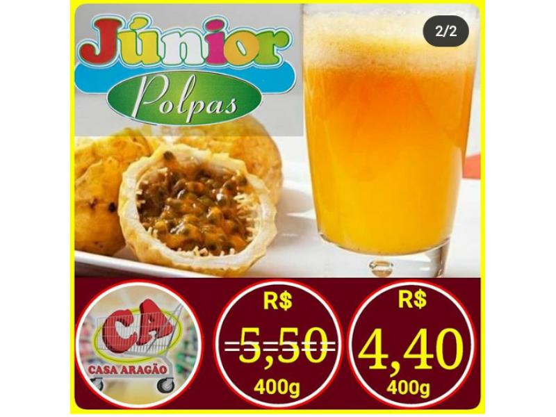 Distribuidor de Polpas de Frutas em Porto Velho - JÚNIOR POLPAS 