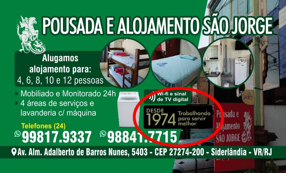 HOSPEDAGEM POPULAR NO RETIRO RJ