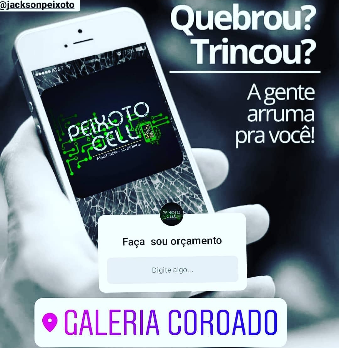 TROCA DE VIDRO DE CELULAR NA ZONA LESTE EM MANAUS - PEIXOTO CELL