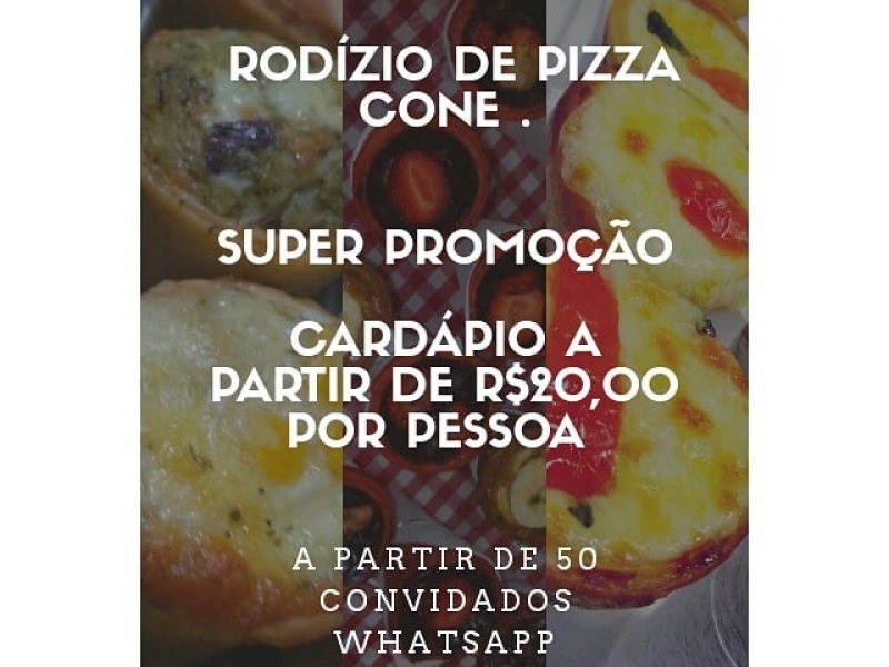 PIZZA DE CONE DELIVERY EM SÃO PAULO - D&Q Pizza de cone - SP 