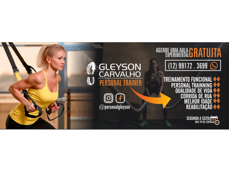 PERSONAL TRAINER EM TAUBATÉ - PROFESSOR GLEYSON - SP